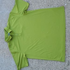 Callaway Green Polo Shirt Golf Breathable XXL